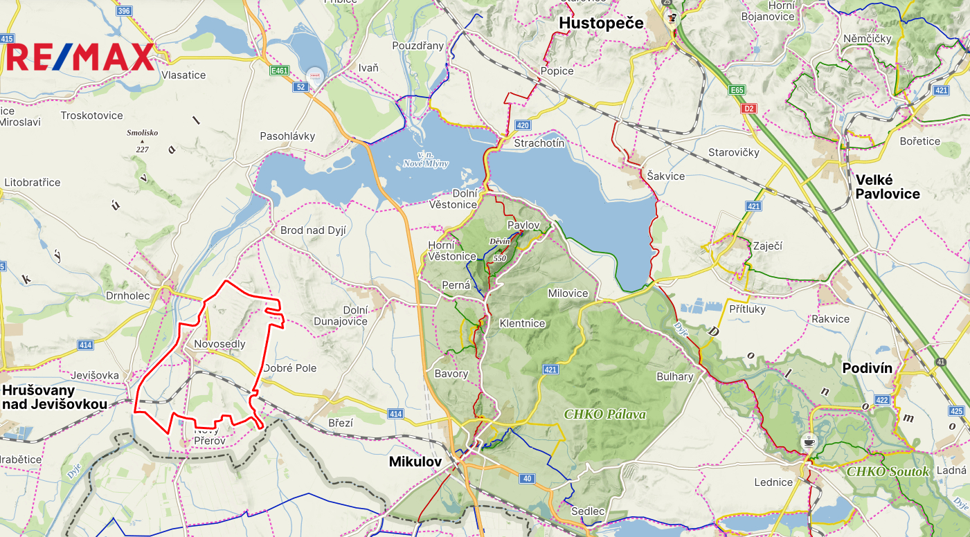 Prodej stavební parcely Novosedly 6 370 000 Kč, foto 23