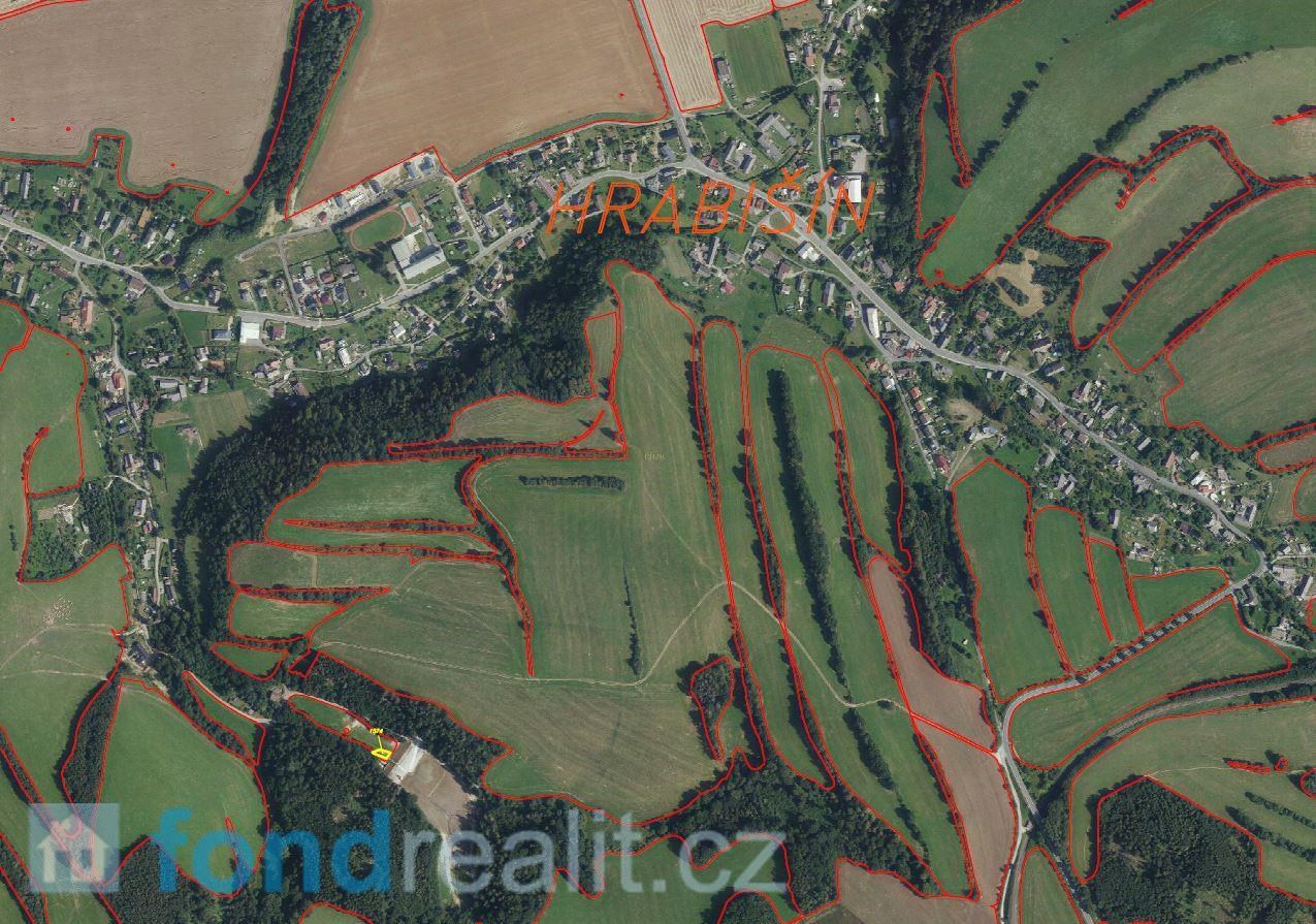 Prodej ostatních pozemků, 165 m² Hrabišín (okres Šumperk), obrázek 4
