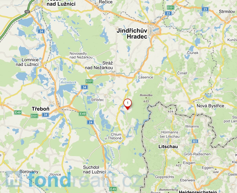 Prodej ostatních pozemků, 1 168 m² Chlum u Třeboně (okres Jindřichův Hradec), Mirochov, obrázek 3