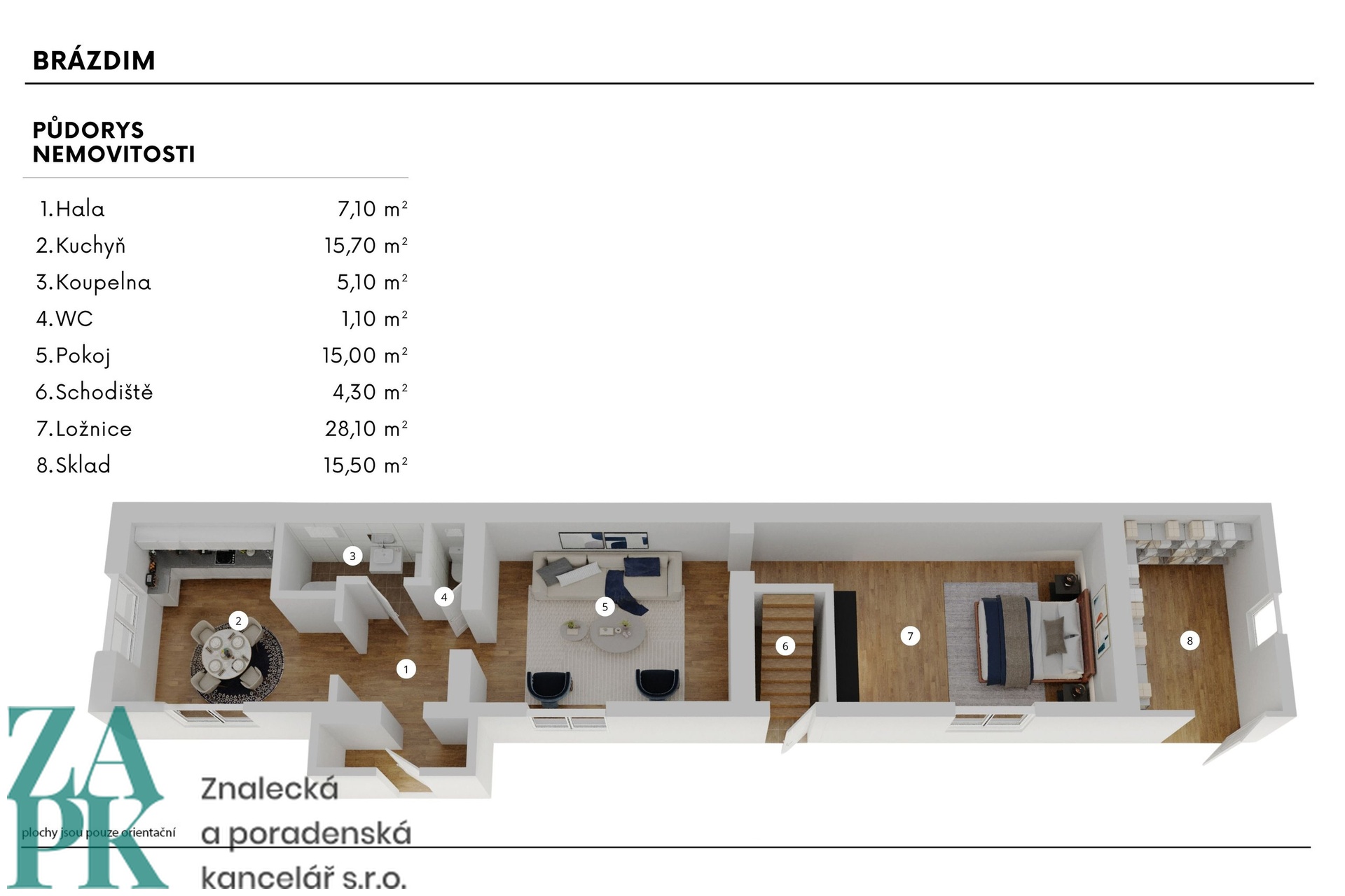 Nový Brázdim 25 - 3D