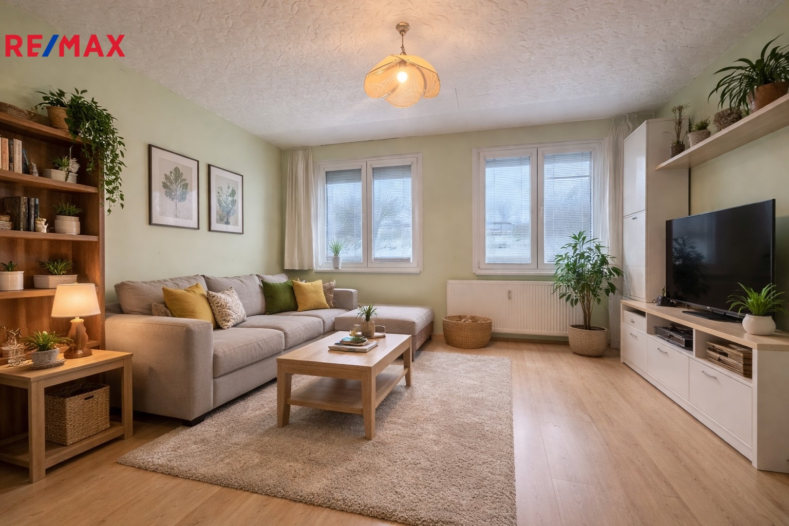 vizualizace obývací pokoj