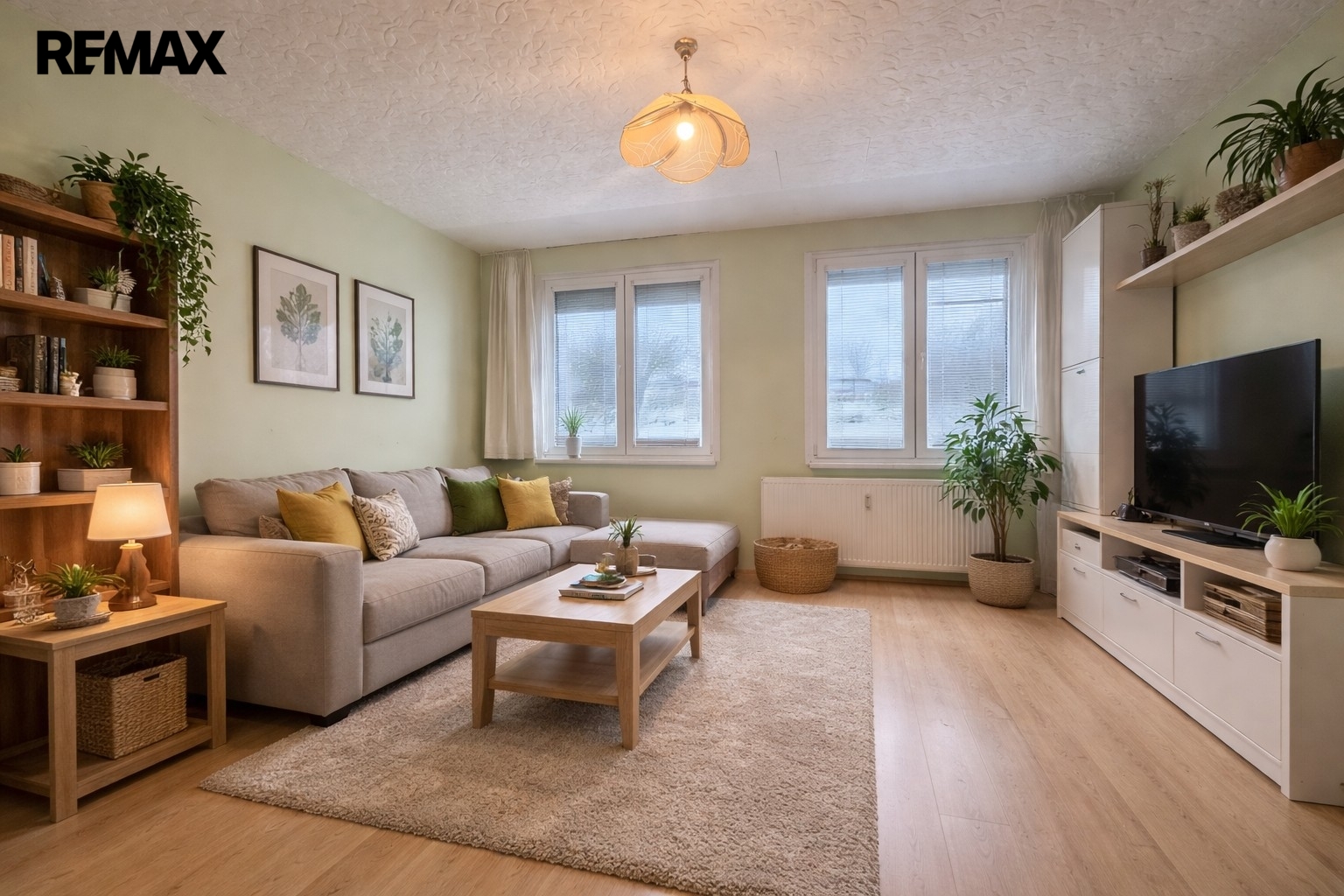 vizualizace obývací pokoj