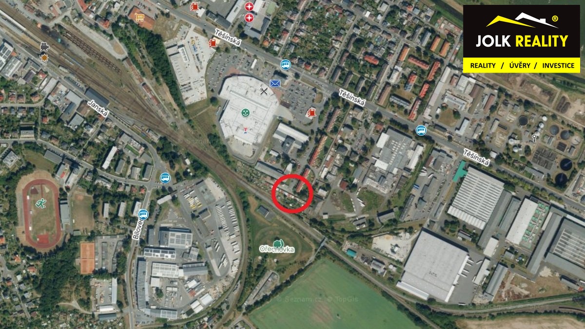 Půdorys s vyznačením umístění