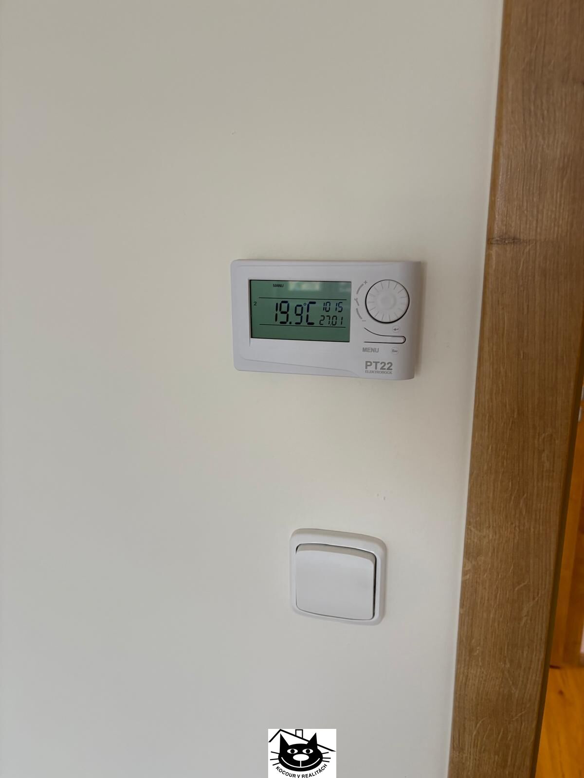 ovladač pokojové teploty