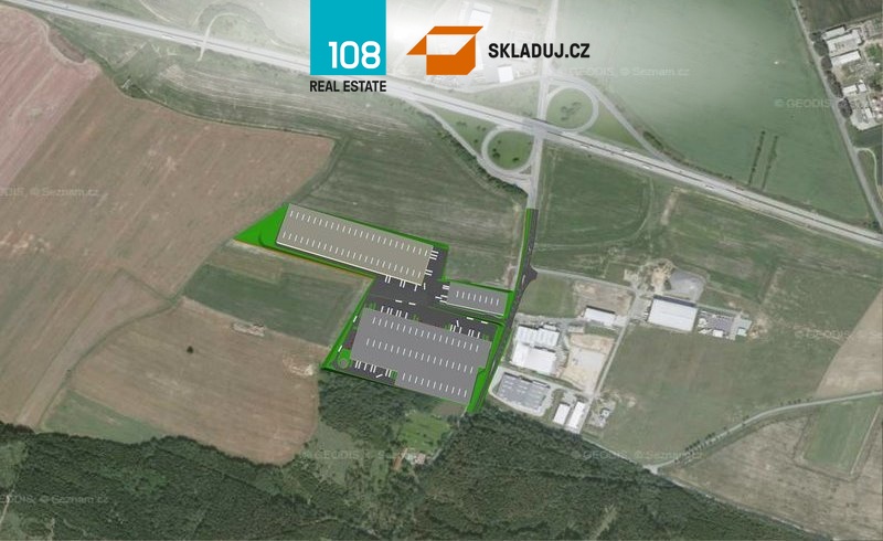 Industrial park Velká Bíteš, pronájem skladových prostor