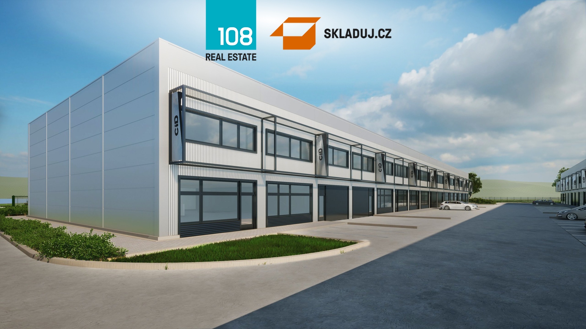 Industrial park Tuchoměřice, pronájem skladových p