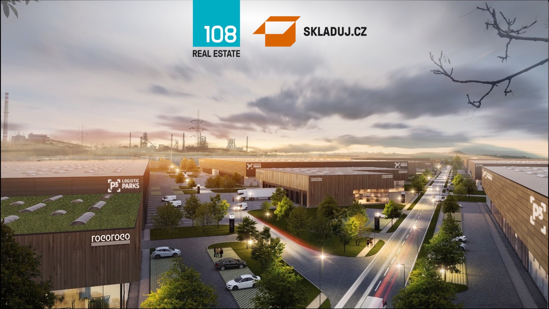 Industrial park Ostrava, pronájem skladových prostor