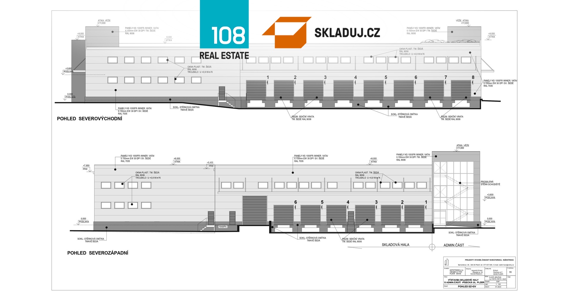 Industrial park Plzeň-město, pronájem skladových prostor