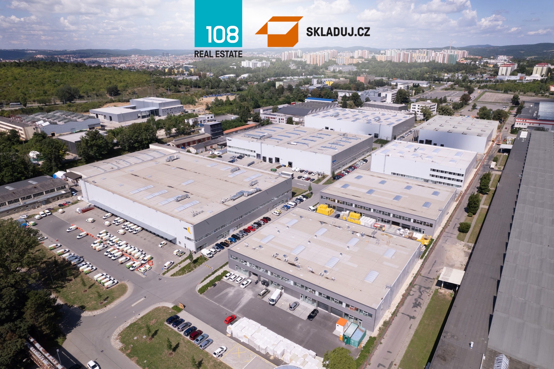 Industrial park Brno, pronájem skladových prostor