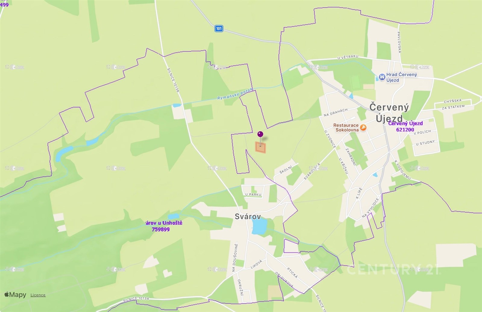 Červený Újezd 4.838 m2