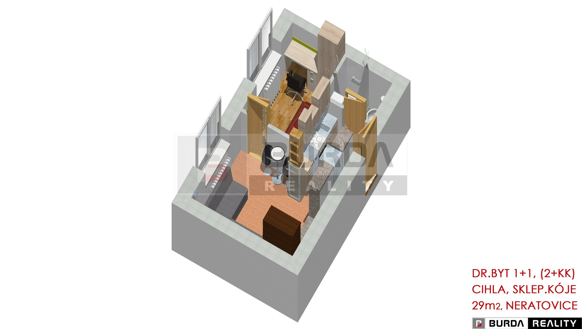 Byt 1+1 Nera - MONOAXO 180-225-70