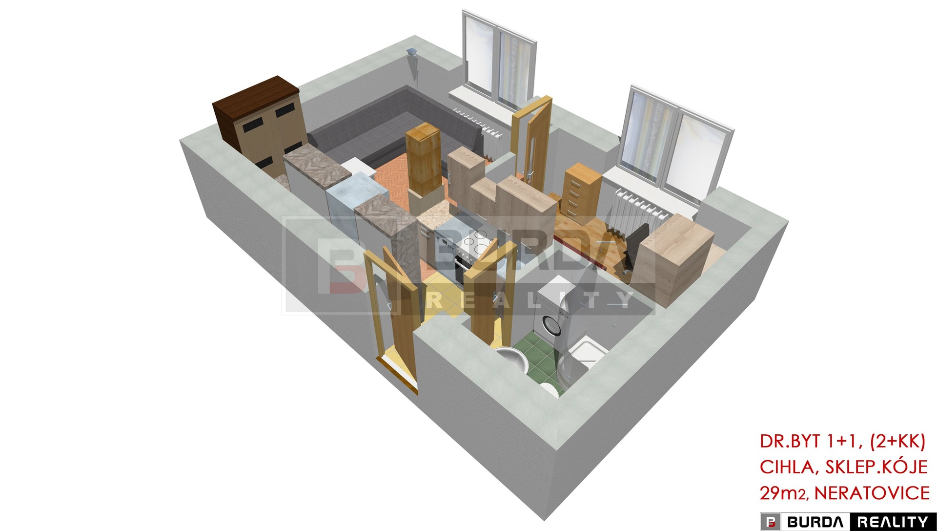 Byt 1+1 Nera - PERSP 7730-00-7730-315-90-00-70-315