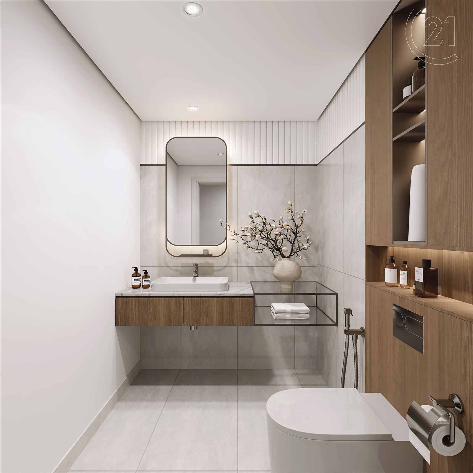 Belgravia Gardens - powder room
