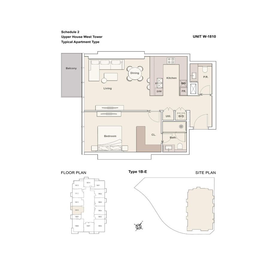 UH - floor plan unit 1810