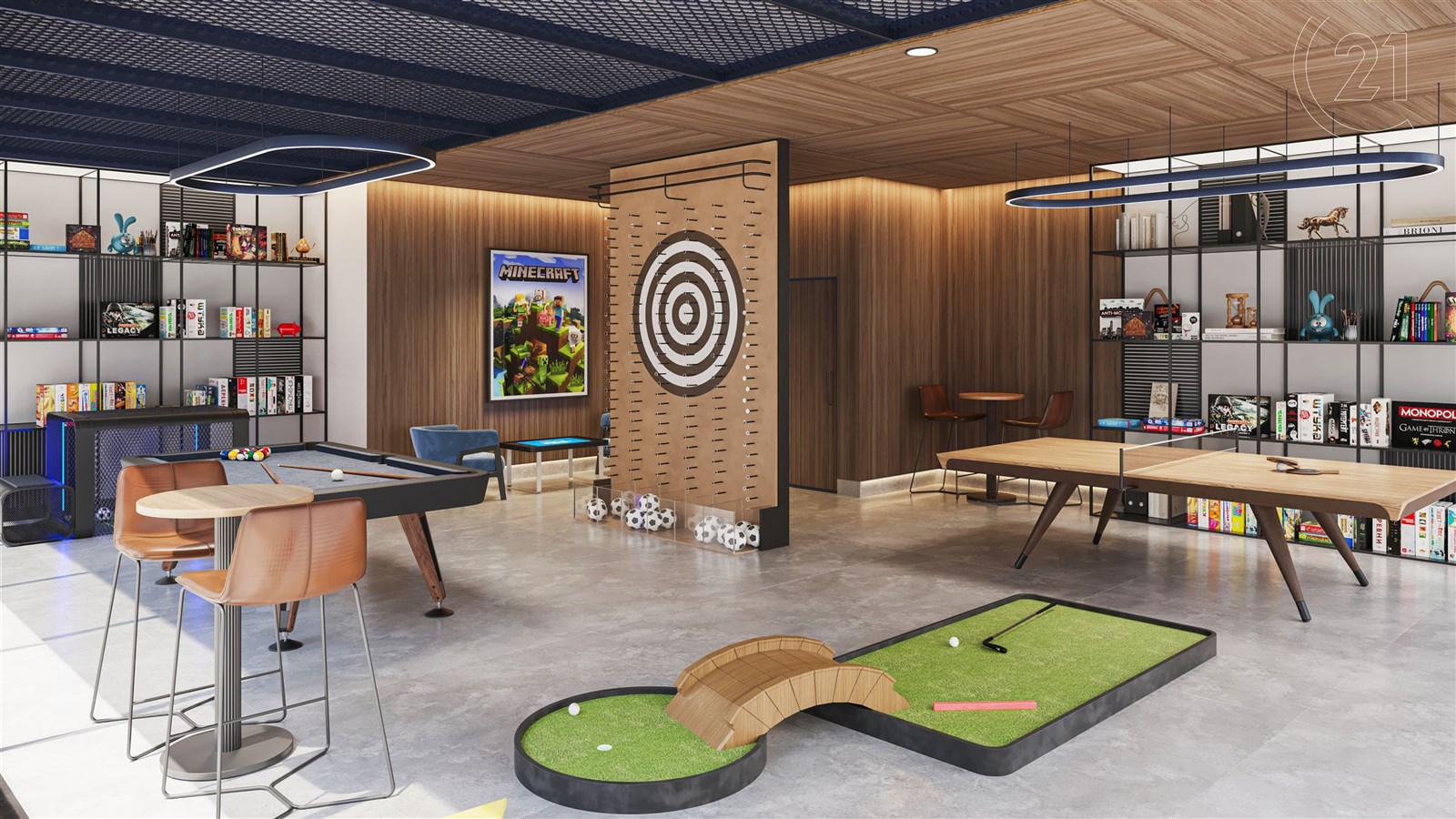 Belgravia Gardens - game station room