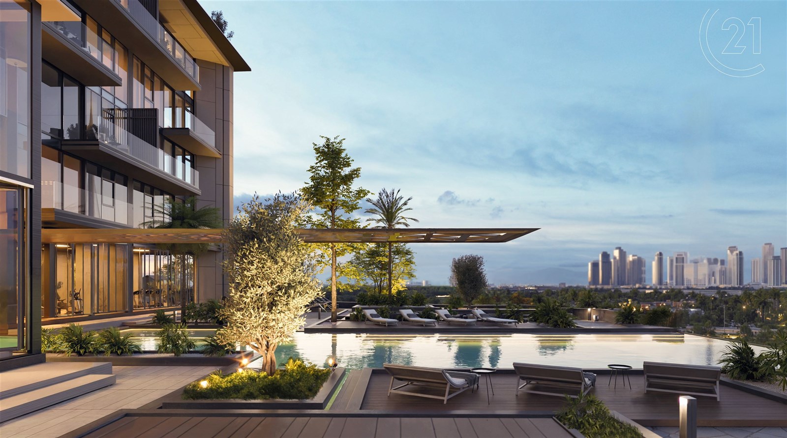The Highgrove - amenities deck