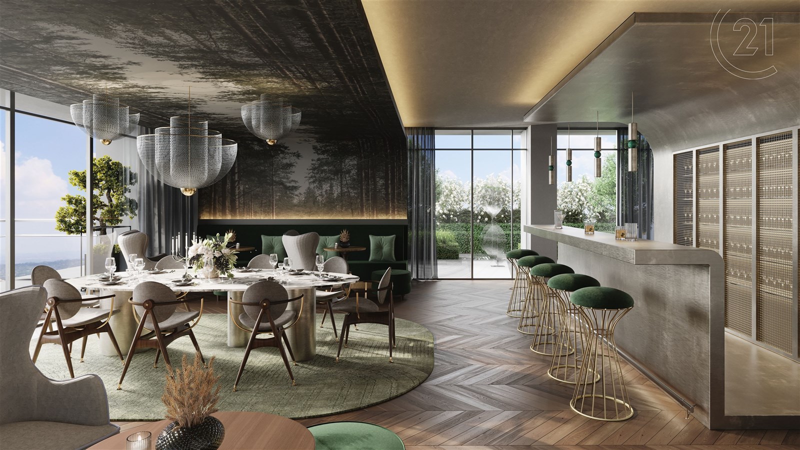 The Crestmark - Club room
