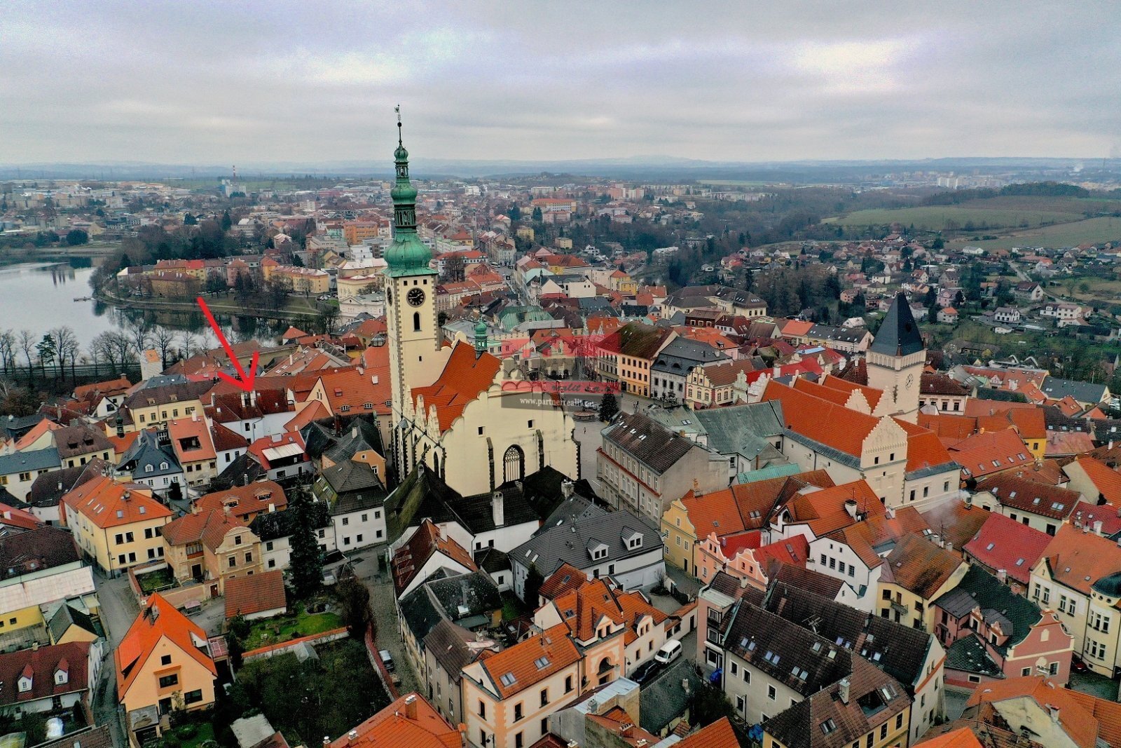 letecký snímek