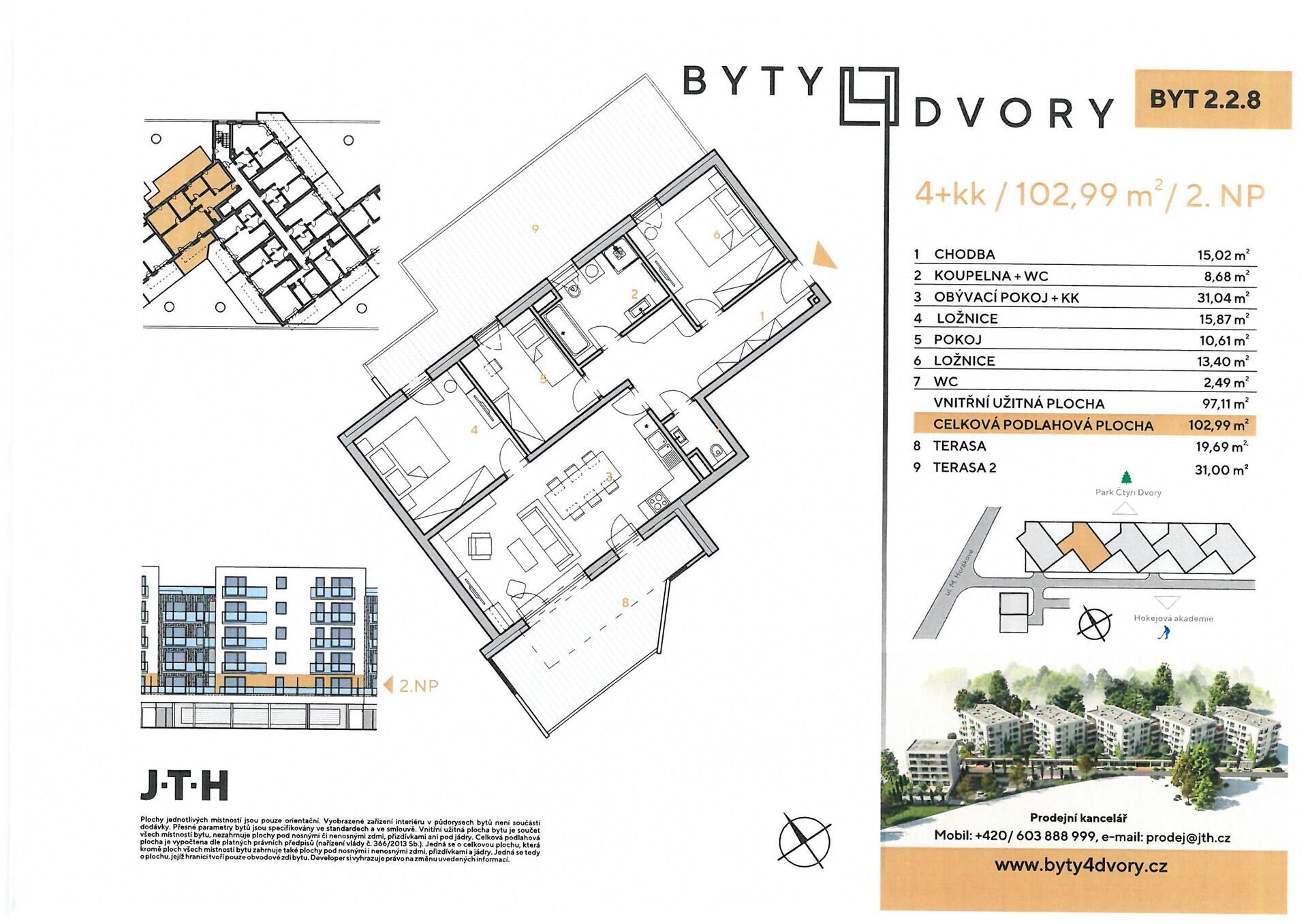 Karta bytu 2.2.8 Byty 4 Dvory