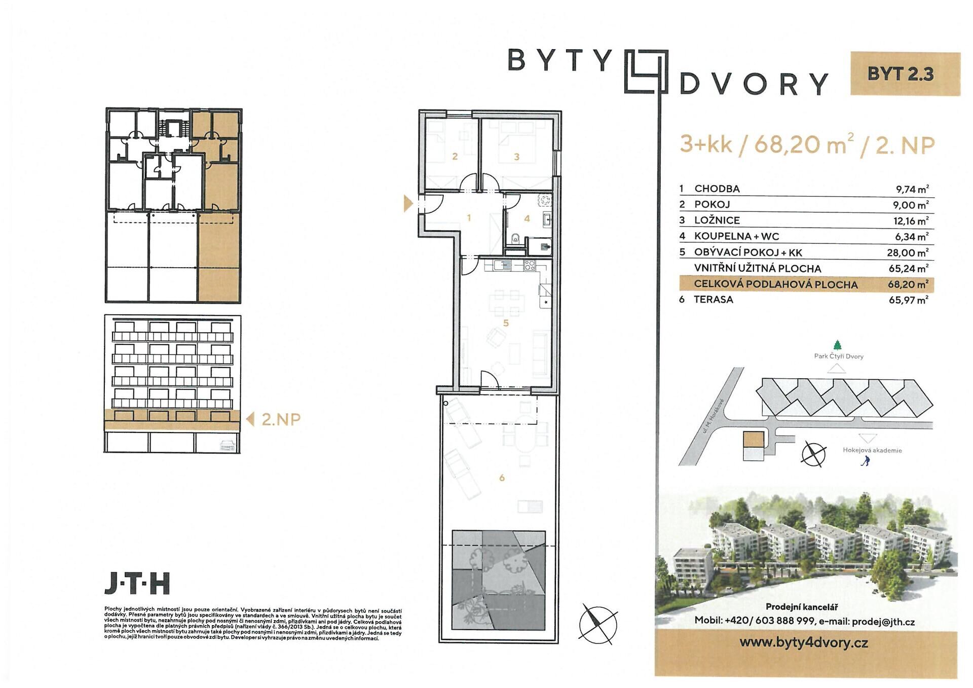 Karta bytu 2.3 Byty 4 Dvory