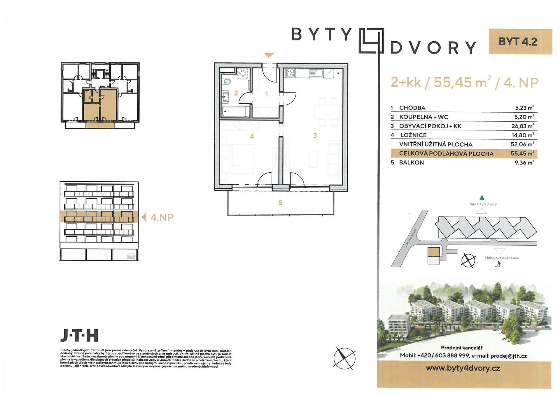 Karta bytu 4.2 Byty 4 Dvory