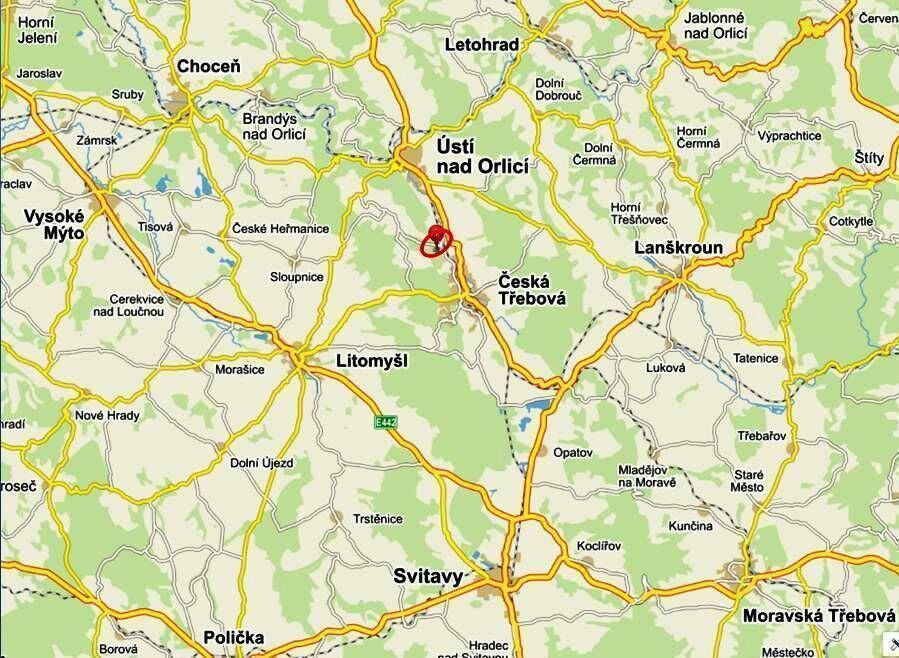 Pronájem zemědělské půdy, 23 484 m² Dlouhá Třebová (okres Ústí nad Orlicí), obrázek 1
