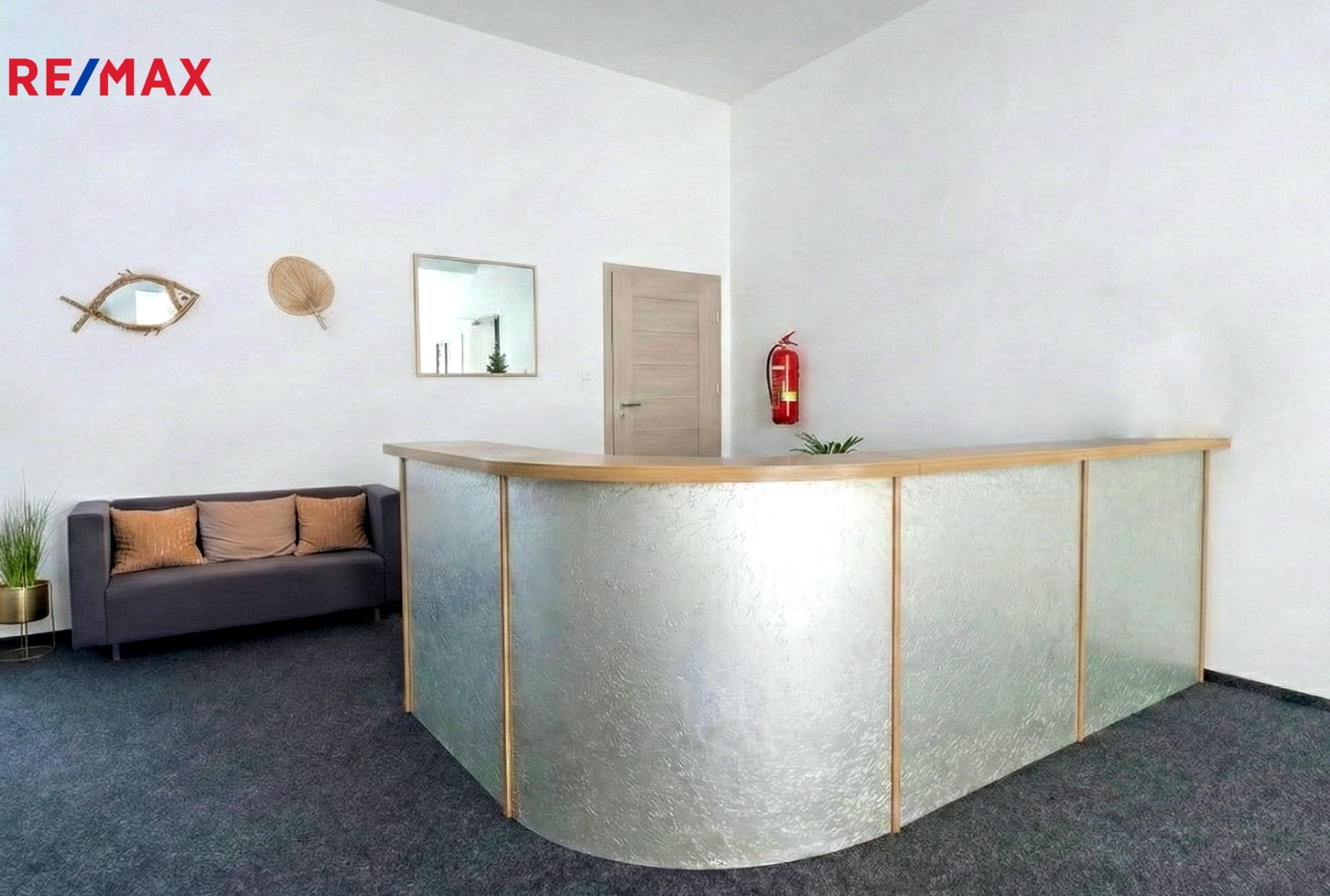 Recepce u vstupu do apartmánové části