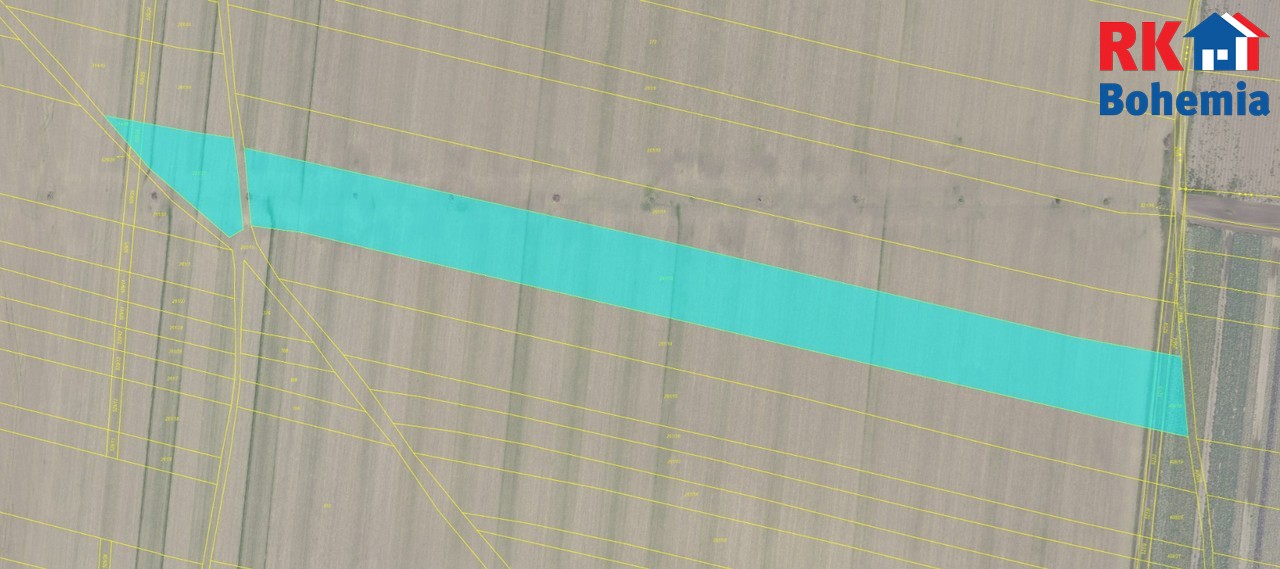 mapa pozemků