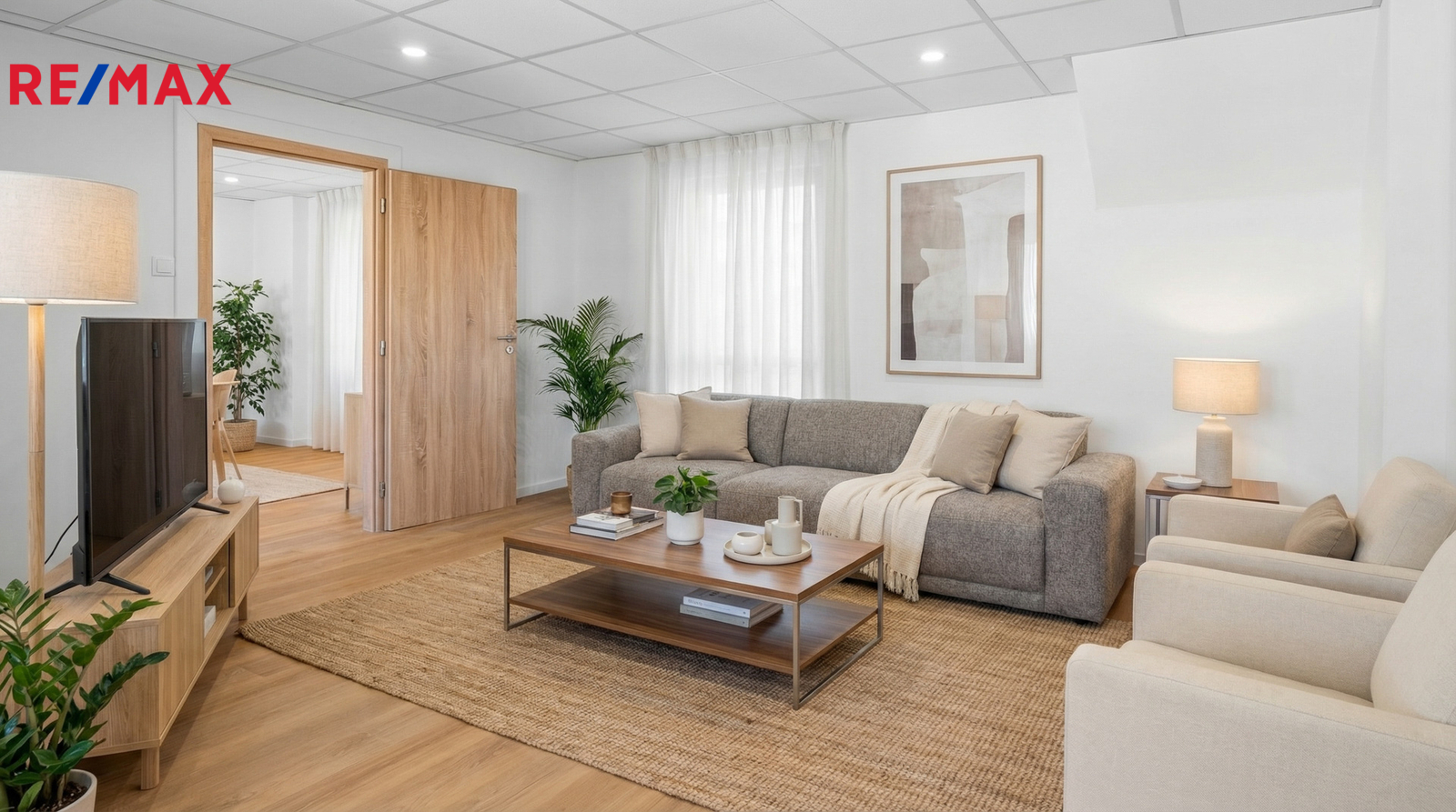 VIZUALIZACE- Obývací místnost