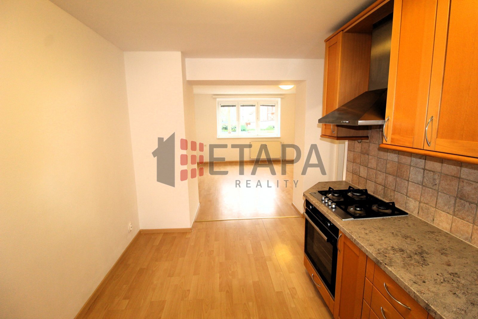 kuchyně a obývací pokoj