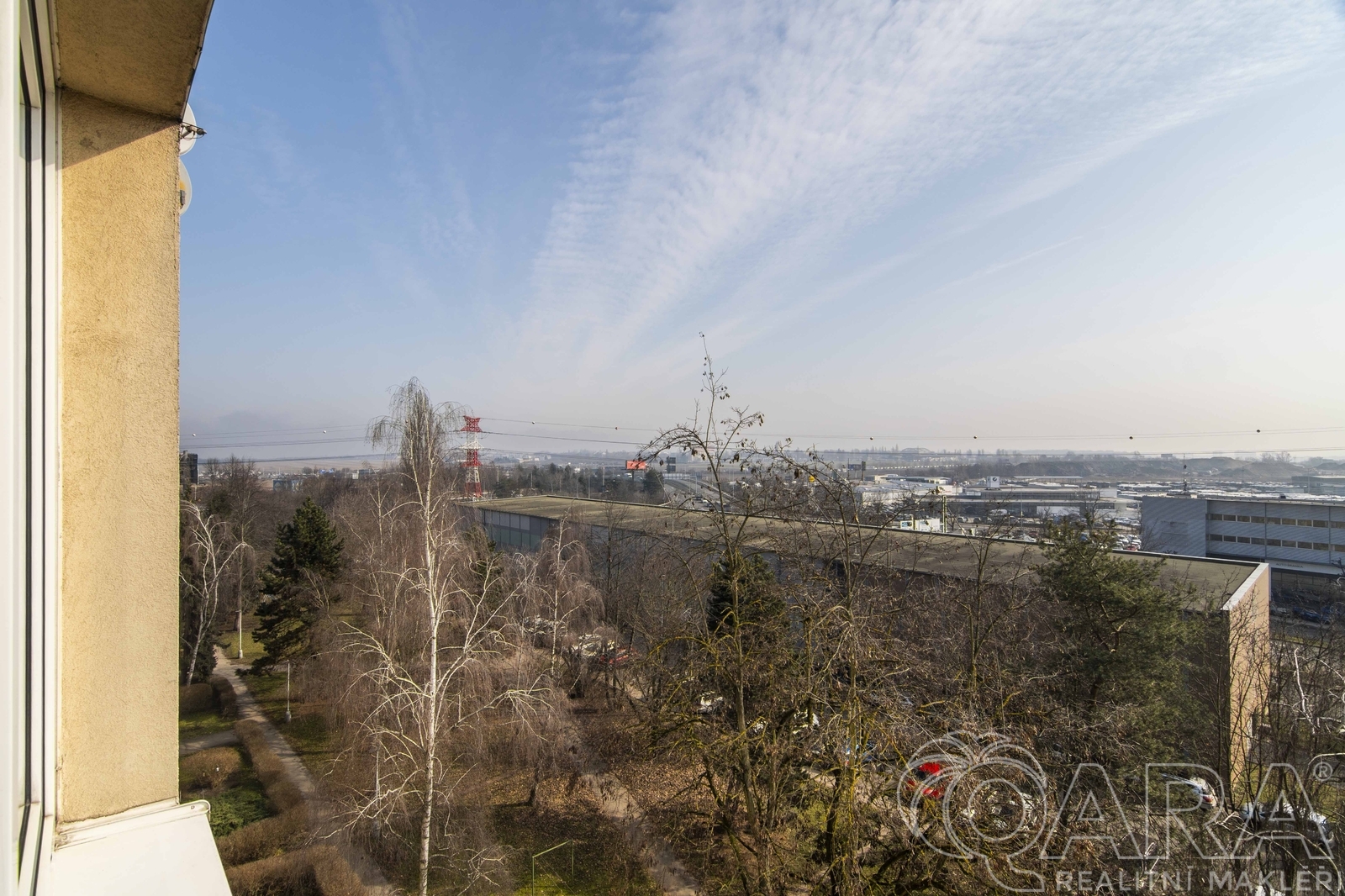 Výhled z bytu