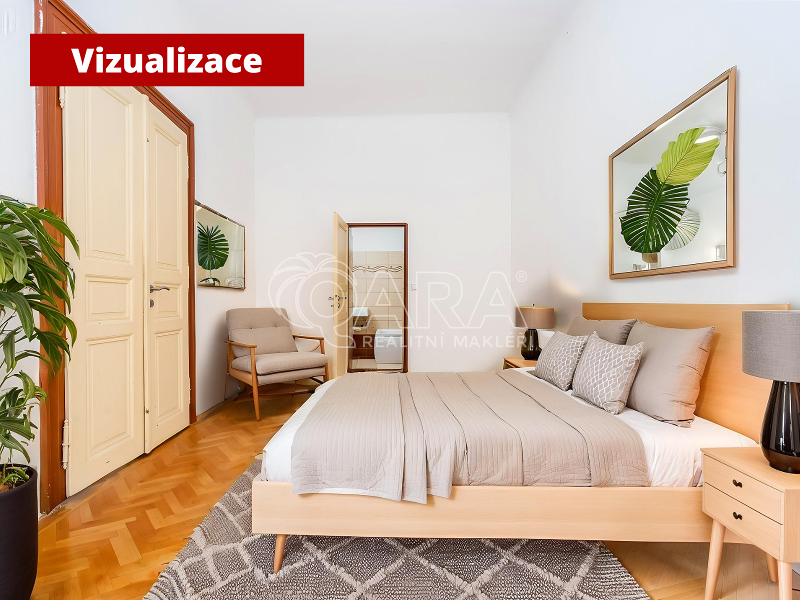Vizualizace ložnice