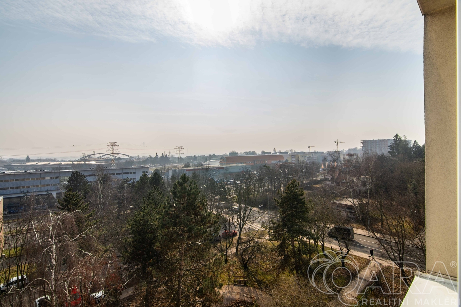 Výhled z bytu