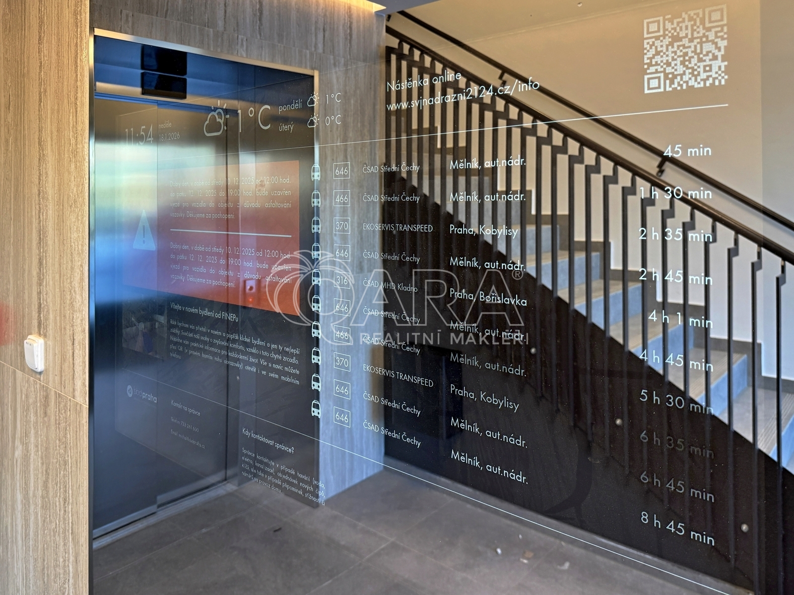 Hala s interaktivní tabulí