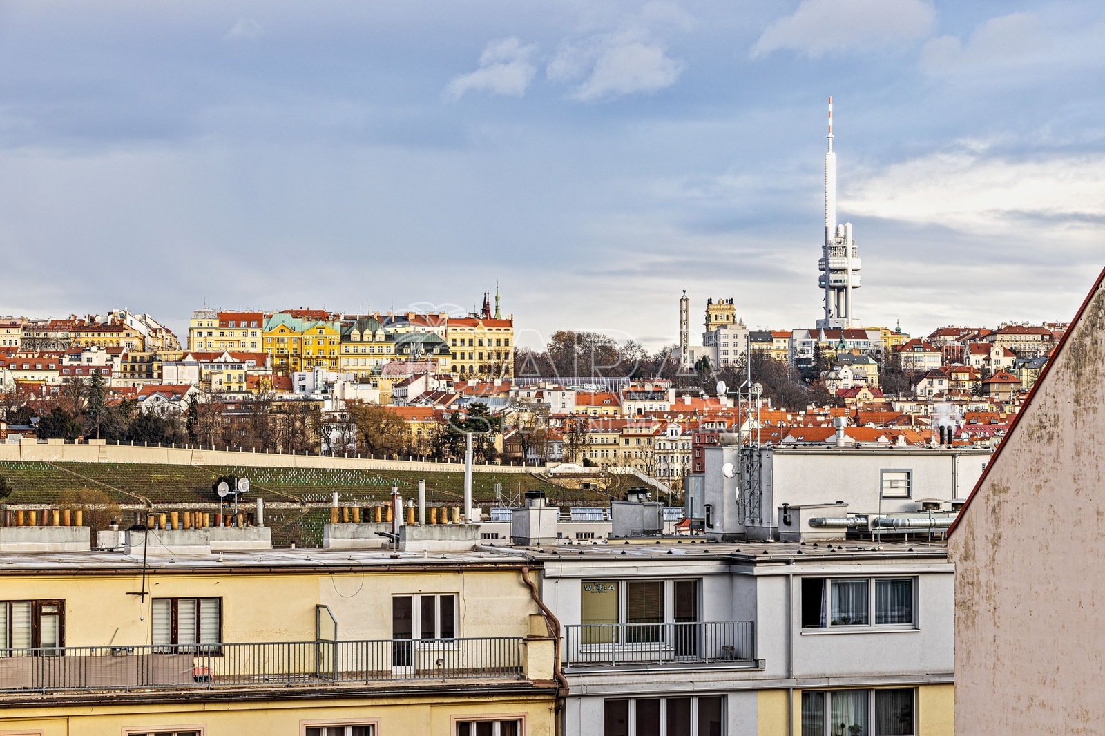 Výhled do vnitrobloku