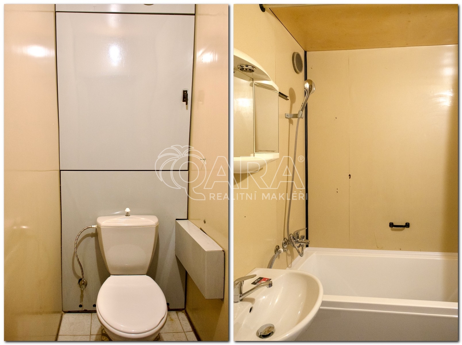 WC a Koupelna samostatně