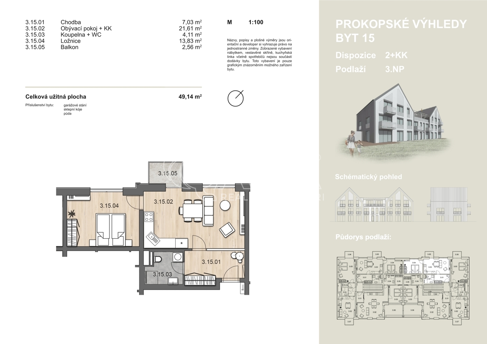 Dispoziční plán jednotky