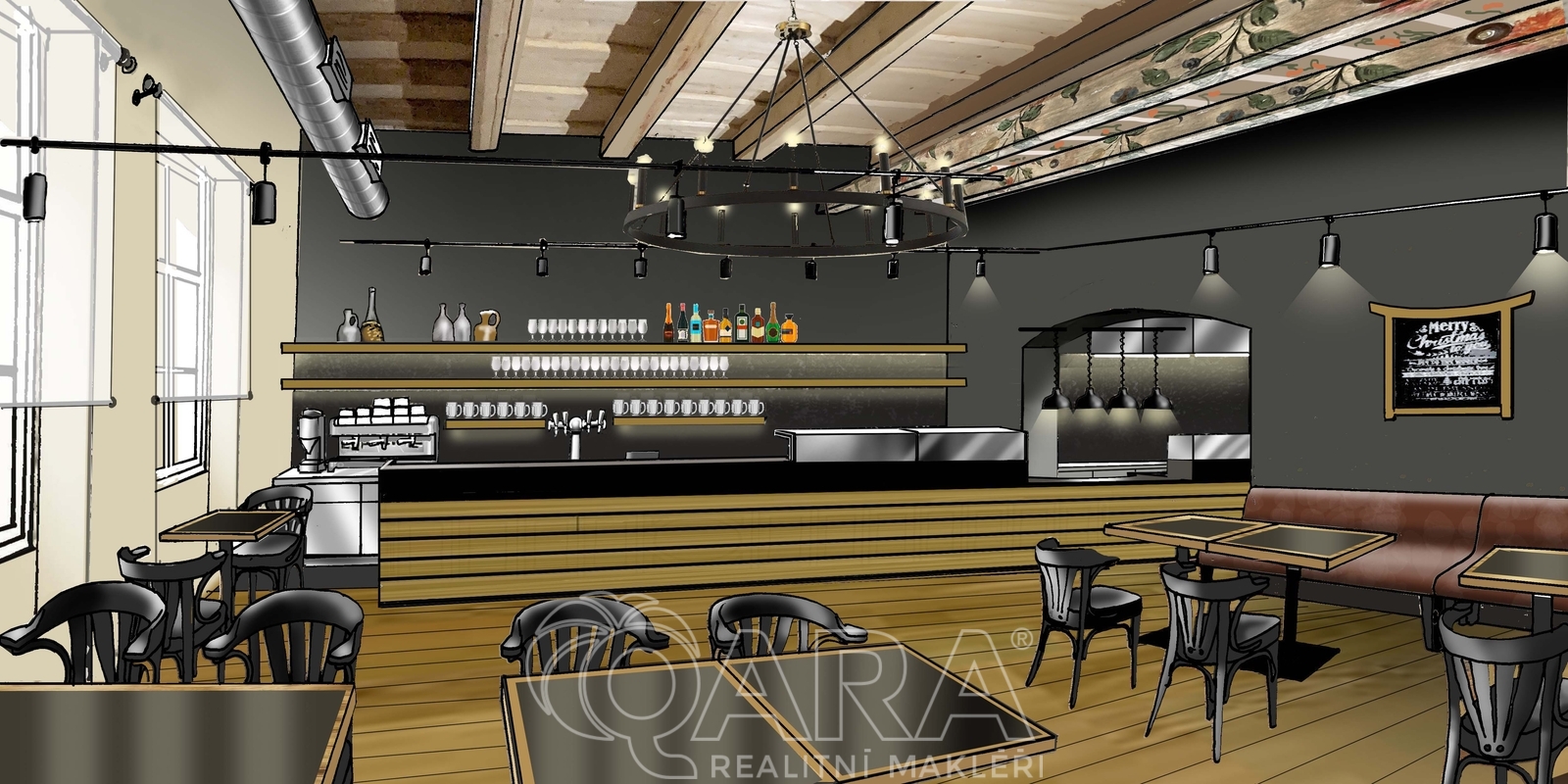 Vizualizace - restaurace