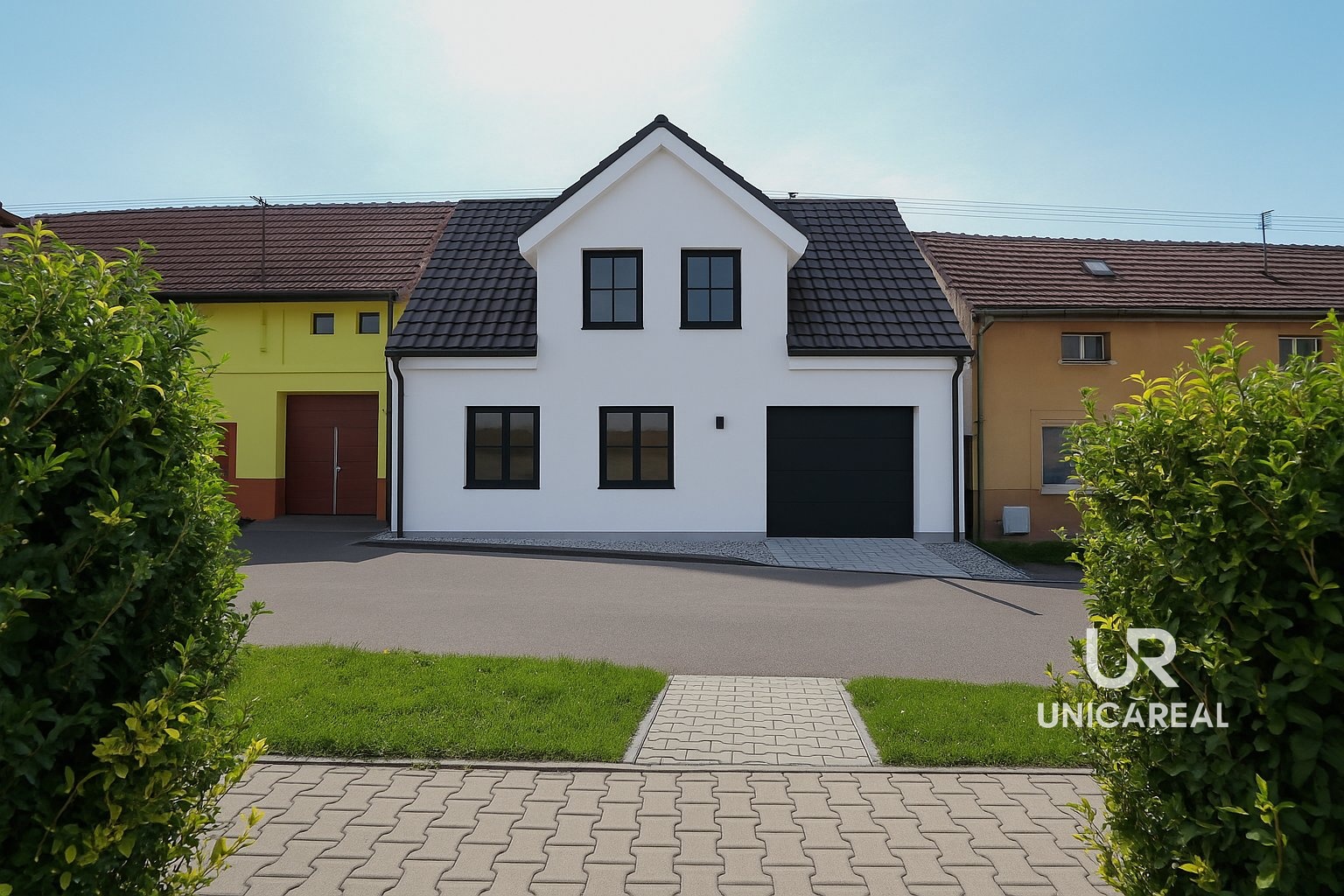 Vizualizace domu z ulice