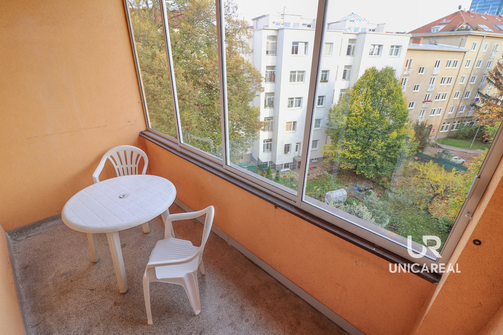 Pronájem bytu 1+kk Tábor, Brno-Žabovřesky, lodžie
