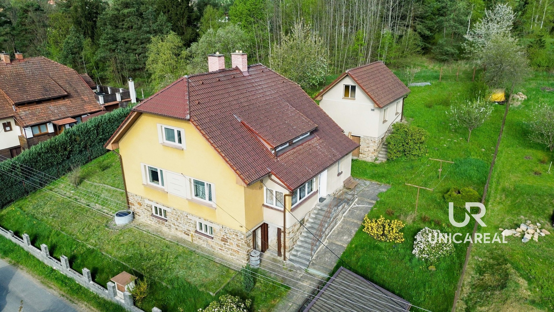 Prodej RD Dalečín, Vysočina, pohled dům