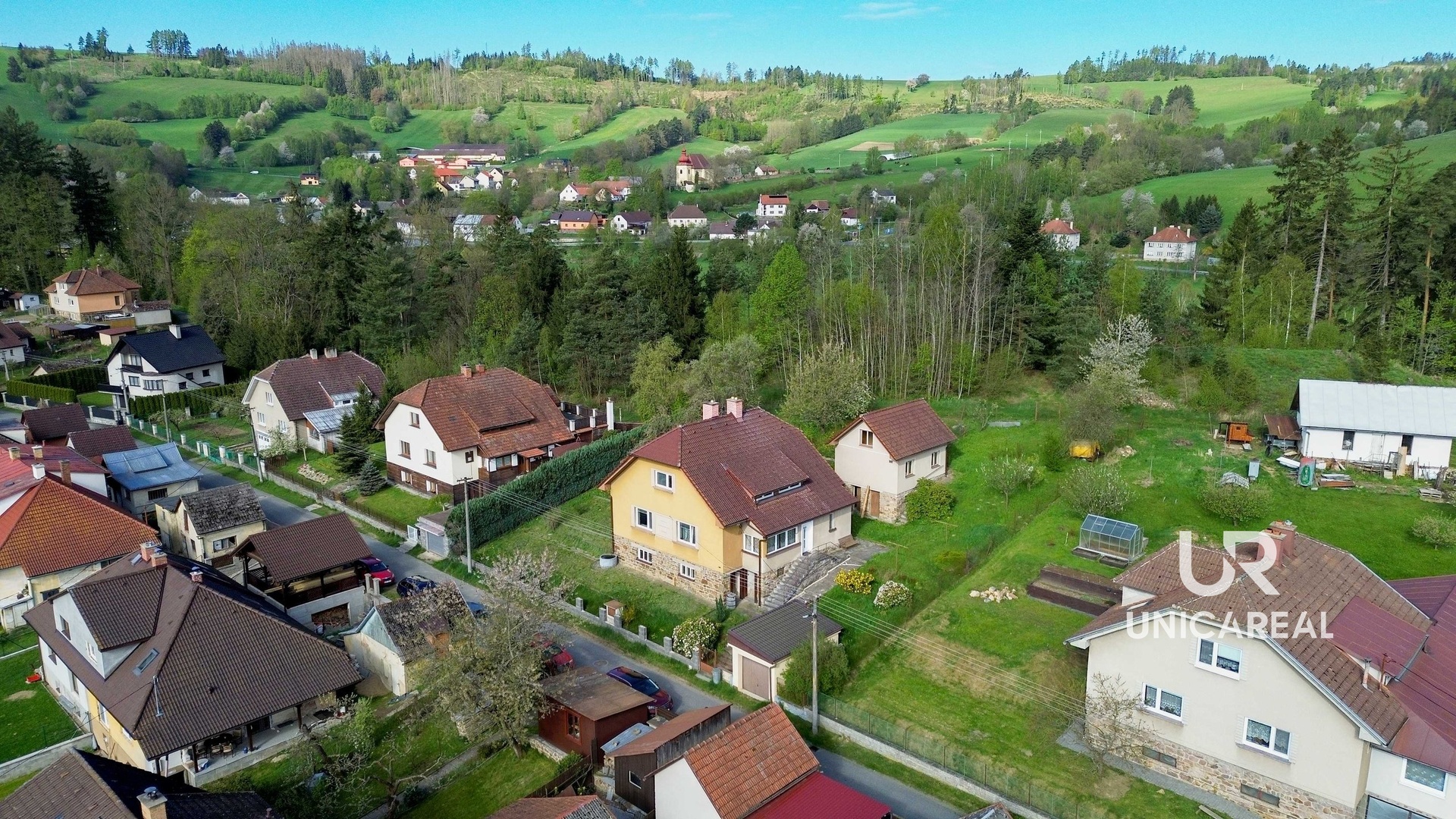 Prodej RD Dalečín, Vysočina, pohled krajina
