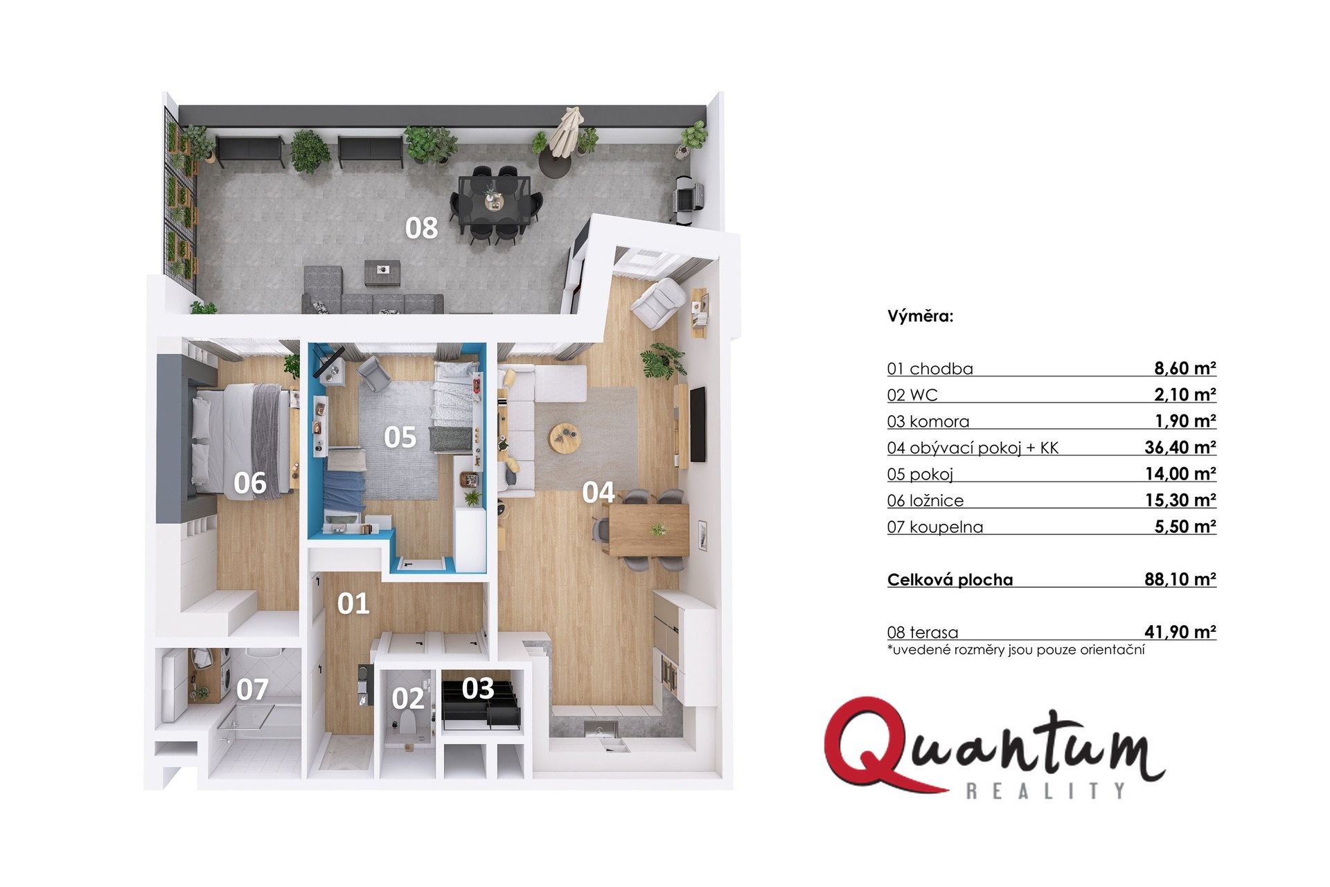 3D - Honzíkova - Malý háj