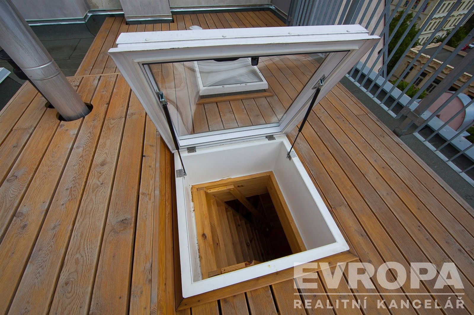 Výstup na horní terasu