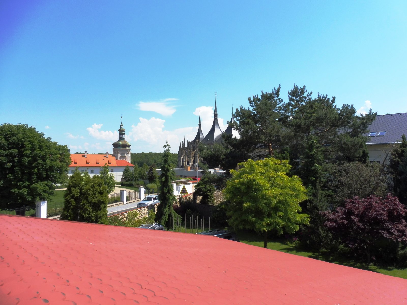 pohled na panorama Kutné Hory