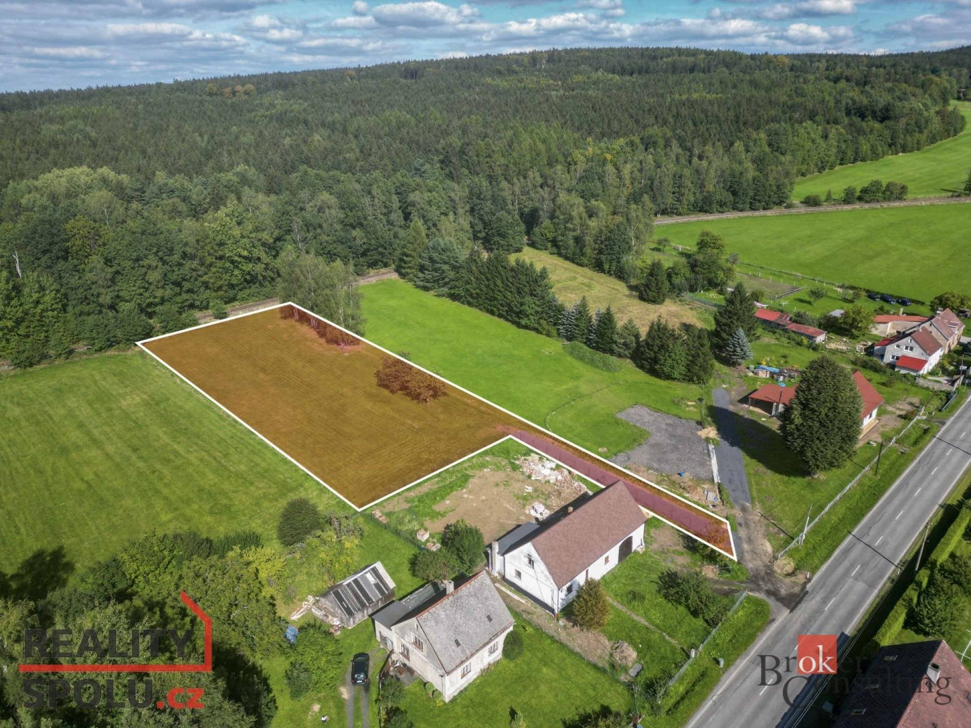 Prodej stavební parcely Nové Město pod Smrkem 4 220 000 Kč, foto 1