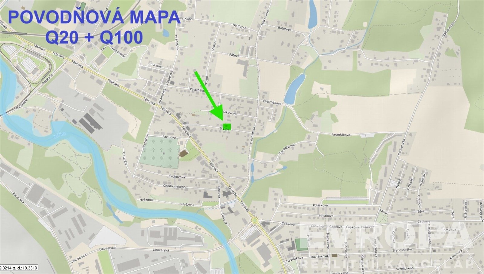 povodňová mapa