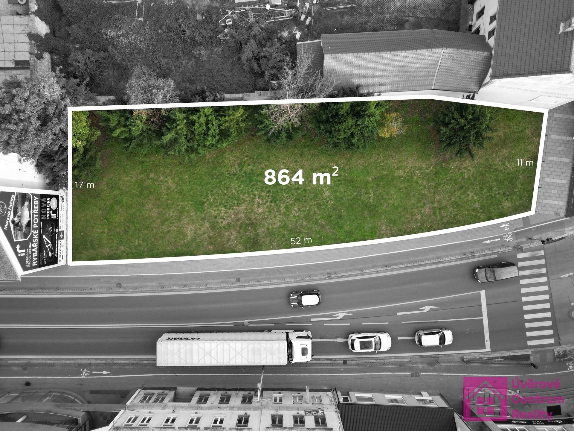Prodej výjimečného stavebního pozemku, 864 m²