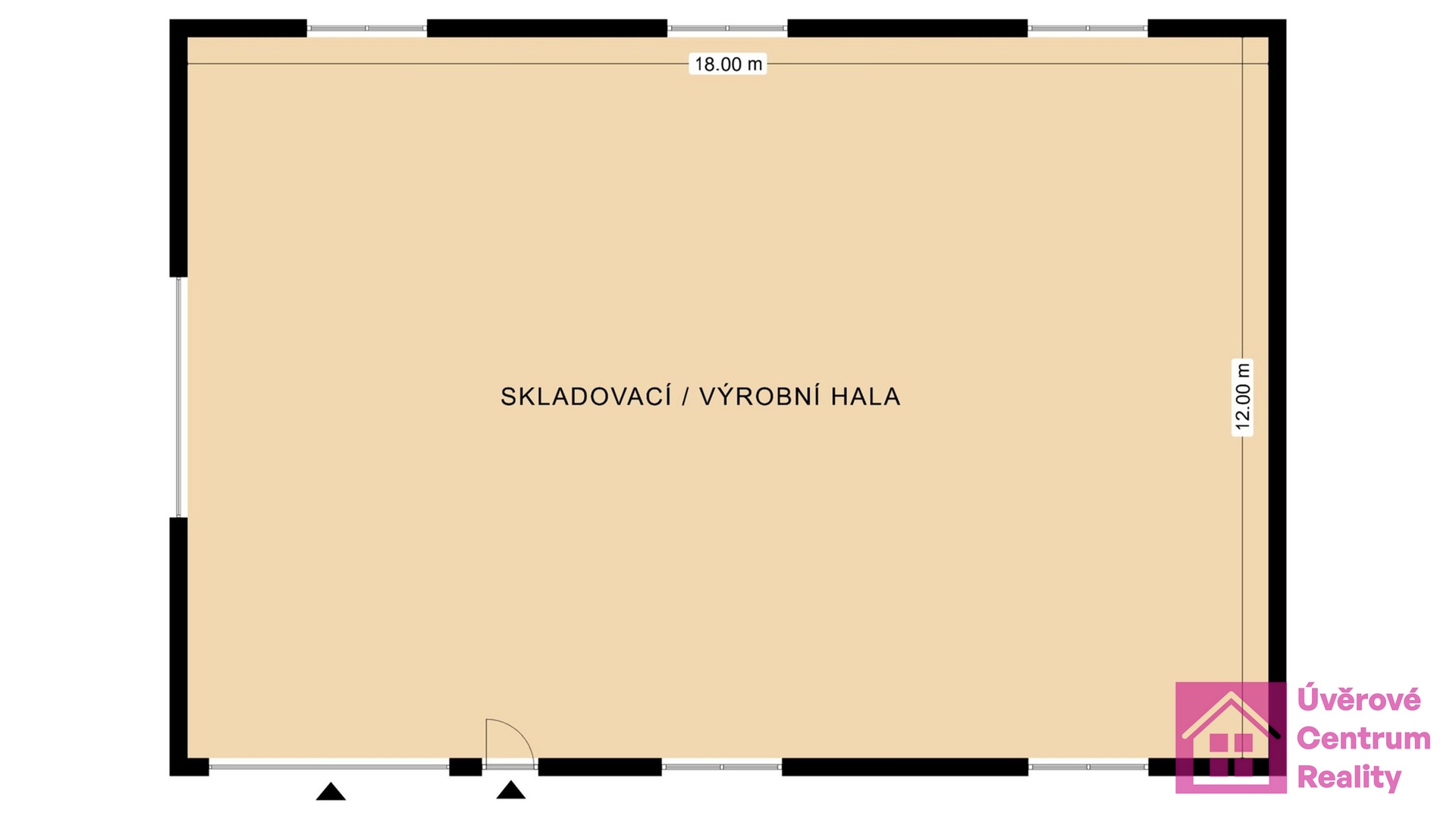 N _ půdorys _ hala, Hodonín _ 1