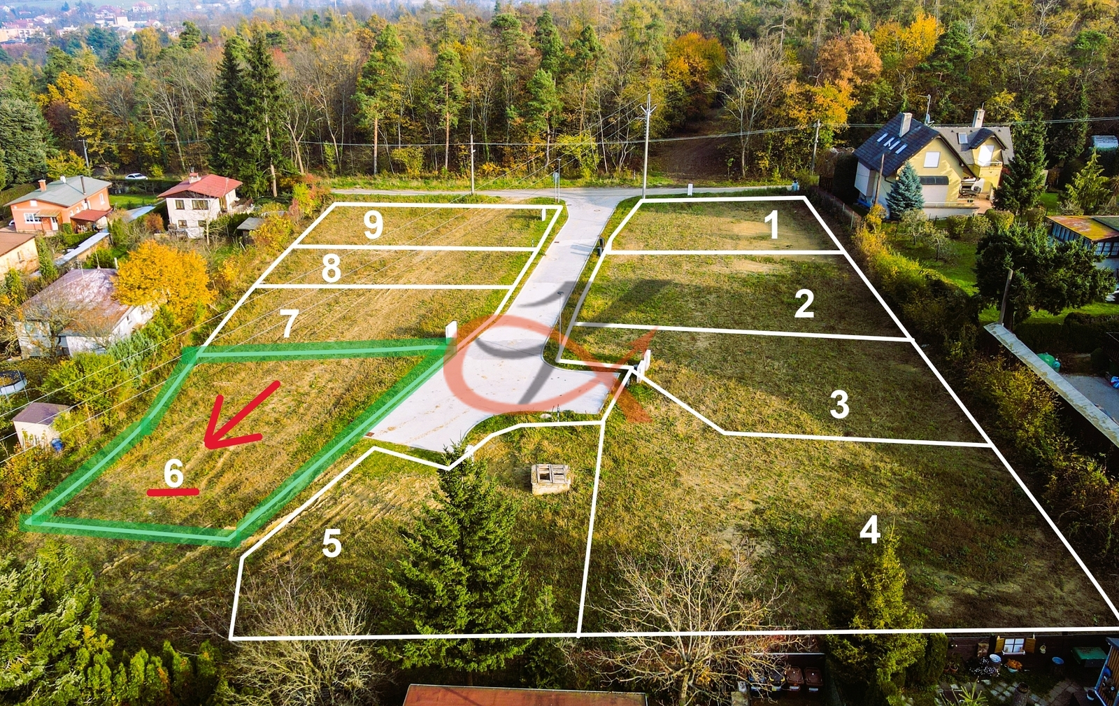 Prodej stavební parcely Mostkovice 2 053 100 Kč, foto 1